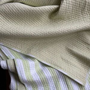 Pottery Barn Kids striped quilt